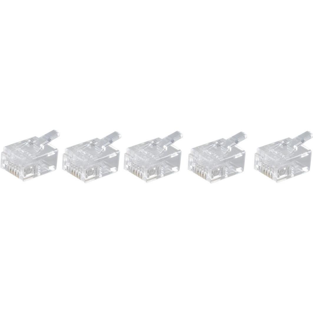 Shiverpeaks BASIC-S Modular-Stecker RJ45, ungeschirmt 6-polig, 6 Kontakte belegt, DEC-Ausführung, vergoldete Kon, Netzwe...
