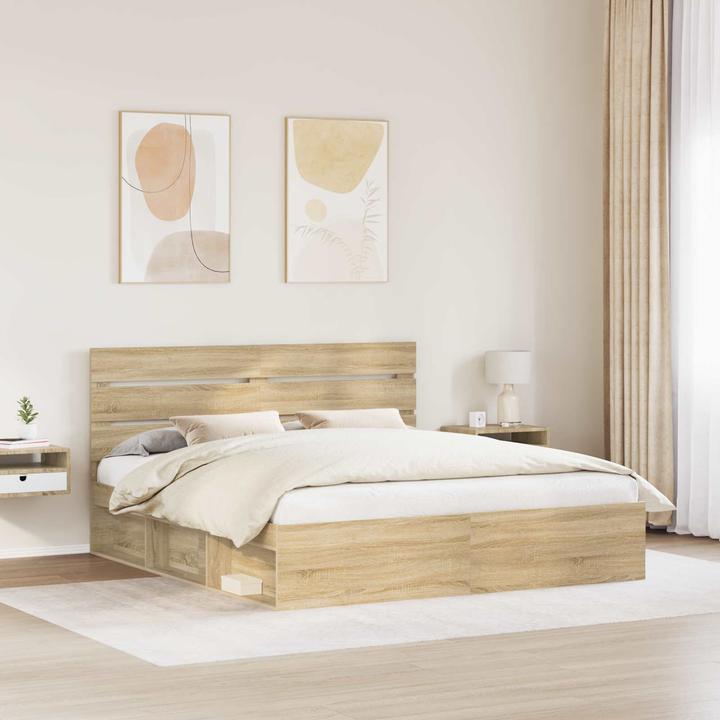 Image du produit vidaXL Moderner Bettrahmen (200 x 200 cm)