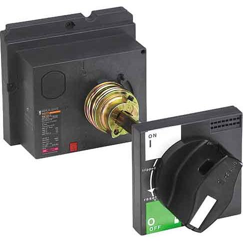 Schneider, Systemstromversorgung, Front-Drehgriff NS 100-250, schwarzer Griff 29338