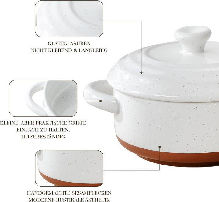 Produktbild Malacasa Mini Cocotte Auflaufform-Set
