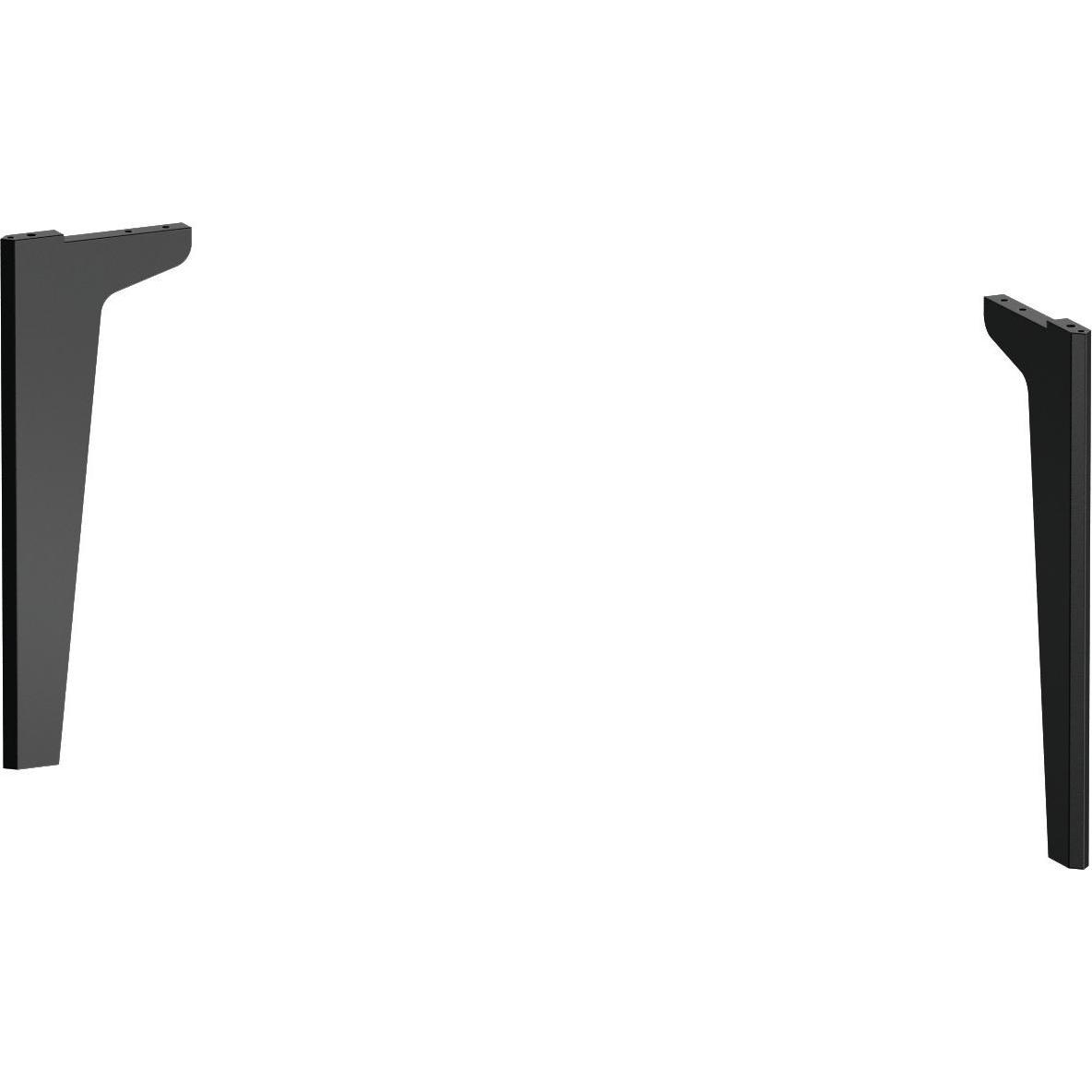 Duravit, Zubehör Badmöbel, Sockelfuss XVIU 243x10x25mm, 2 Stück schwarz matt