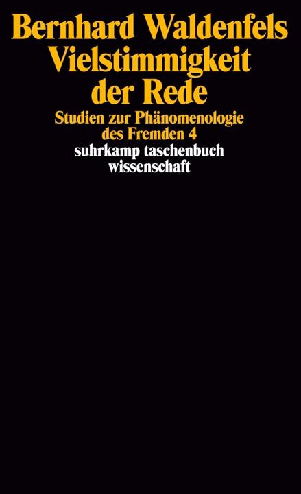 Produktbild Vielstimmigkeit der Rede (Deutsch, Bernhard Waldenfels, 1999)