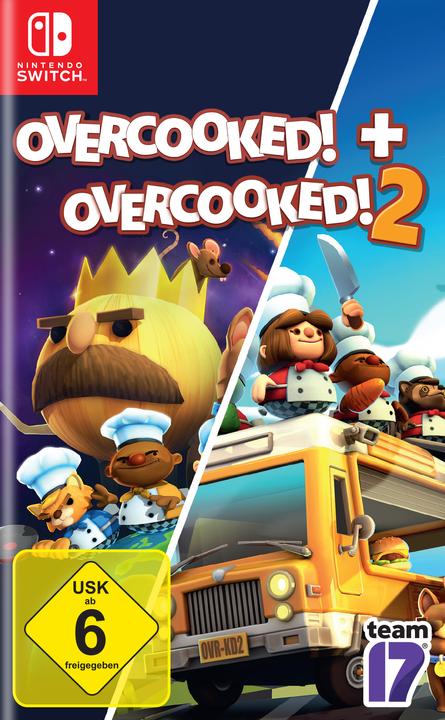 Produktbild Team17 Overcooked! + Overcooked! 2 (Switch, Switch Lite, Switch OLED, DE)