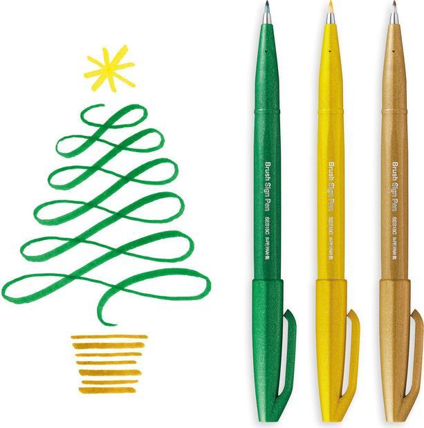 Produktbild Pentel Pinselstift Sign Pen Brush (Grün, 1 x)