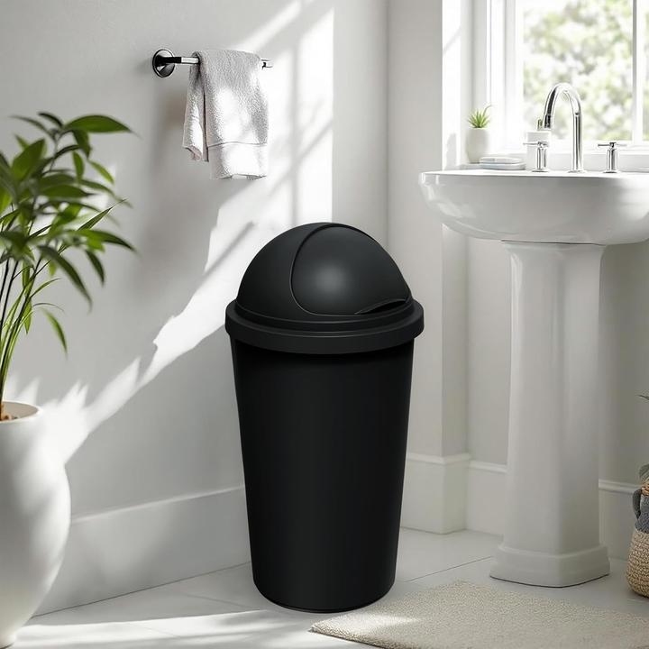 Produktbild Spetebo Abfalleimer mit Schiebedeckel (50 l)