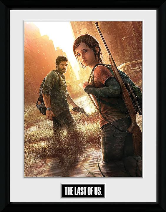 The Last of us - Framed print Key Art 30x40 x2 (30 x 40 cm)