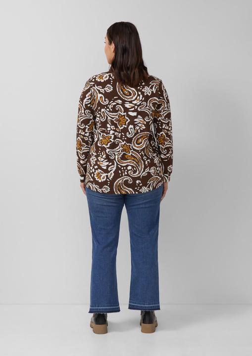 Immagine prodotto s.Oliver T-Shirt Elastische Hemdbluse aus Jersey (54)