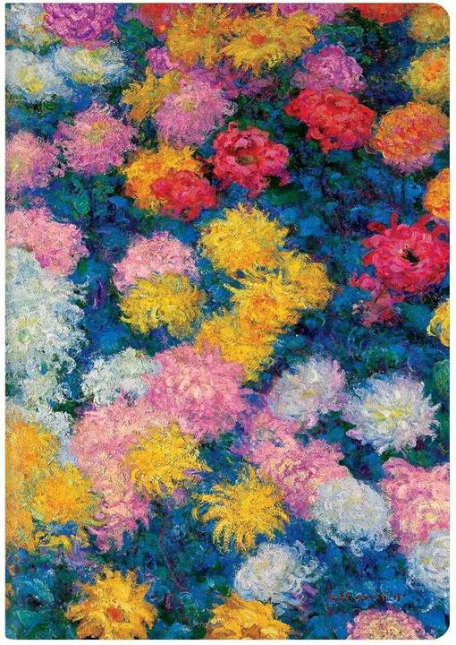 Produktbild Paperblanks Notizheft Chrysanthemen A6, liniert, mehrfarbig (A6, Liniert, Weicher Einband)