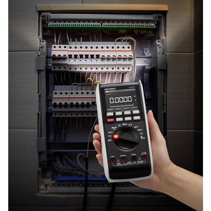 Image du produit Voltcraft VC871 Multimètre portable numérique CAT III 1000 V, CAT IV 600 V Affichage ( (CAT III 1000V, CAT IV 600V)