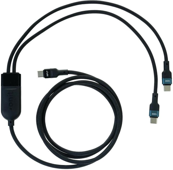 Produktbild Onit USB 2.0-Y-Kabel USB C - USB C, 1.5 m (1.50 m, USB 2.0, 100 W)
