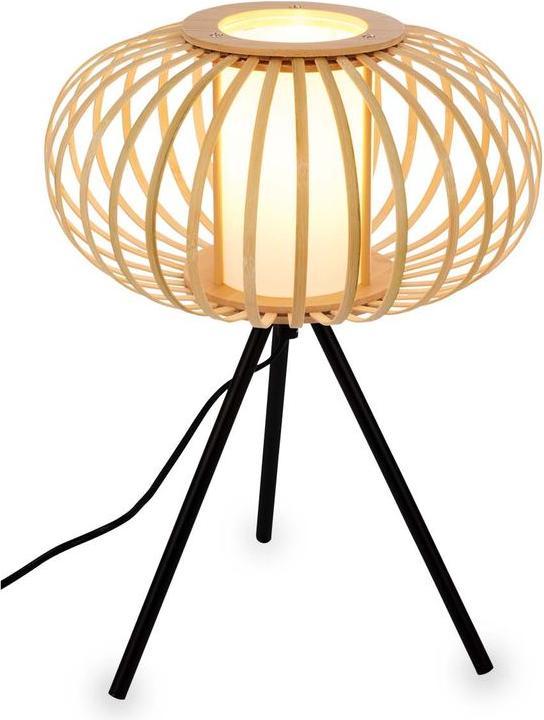Actual product image Briloner Table lamp, natural bamboo, excl. 1xE27/max.10W (E27)