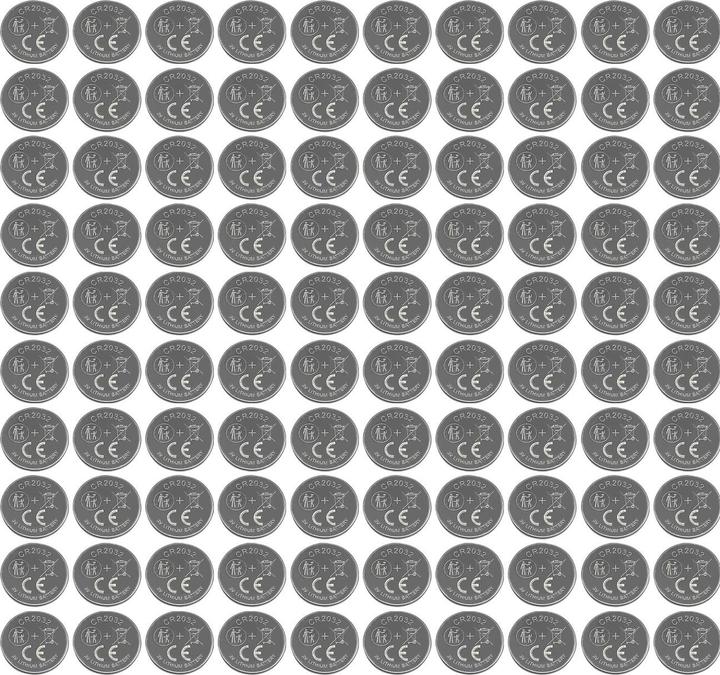 Produktbild Casativo CR2032 Lithium-Knopfzellen, 100er-Set, 3V (100 Stk., CR2032)