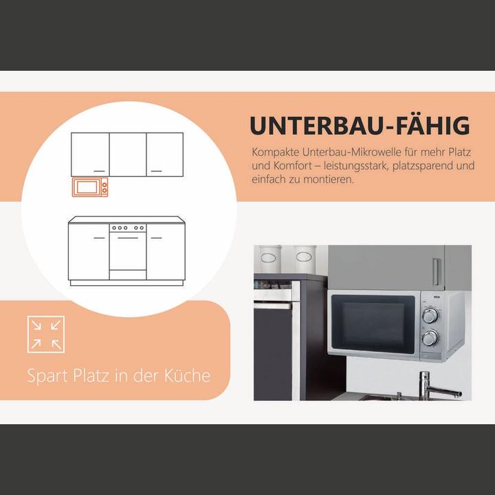 Produktbild Silva Mikrowelle Unterbau MW-U 25.4 (17 l)