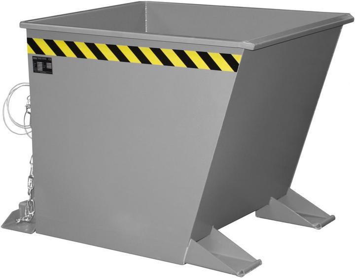 Immagine prodotto eurokraft pro Contenitore ribaltabile per trucioli, capacità 0,55 m³, grigio RAL 7005. (550 l)