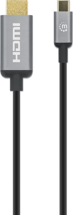 Actual product image Manhattan USB C — HDMI (Typ A) (2 m, HDMI)