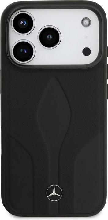 Produktbild Mercedes Case Leather The Move MagSafe for iPhone 17 Pro black (Apple iPhone 17 Pro)