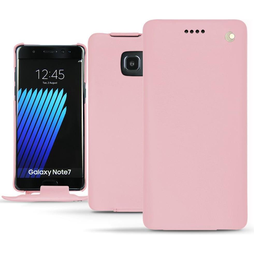 Thumbnail - Noreve Lederschutzhülle vertikal (Samsung Galaxy Note 7), Smartphone Hülle, Rosa