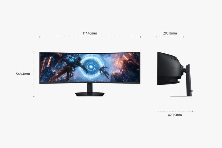Produktbild Samsung Odyssey G9 - G91F (5120 x 1440 Pixel, 49")
