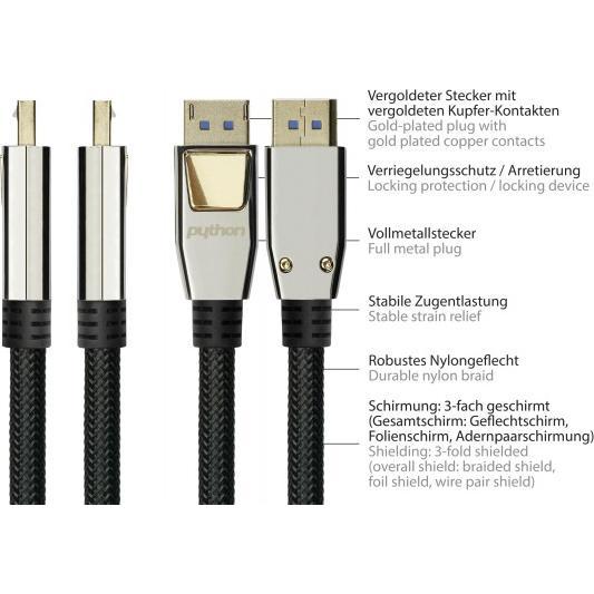 Thumbnail - Good Connections DisplayPort — DisplayPort (3 m, DisplayPort), Video Kabel