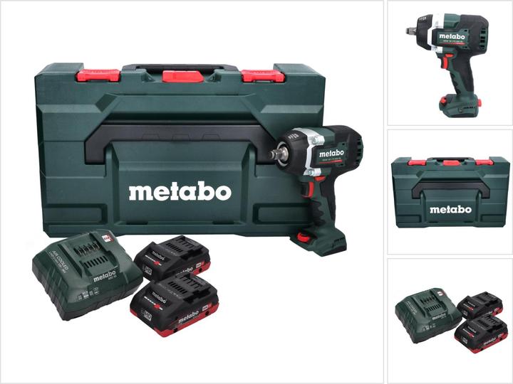 Produktbild Metabo SSW 18 LTX 800 BL Akku Schlagschrauber 18 V 800 Nm 1/2" Brushless + 2x Akku 4,0 Ah + (Akkubetrieb)
