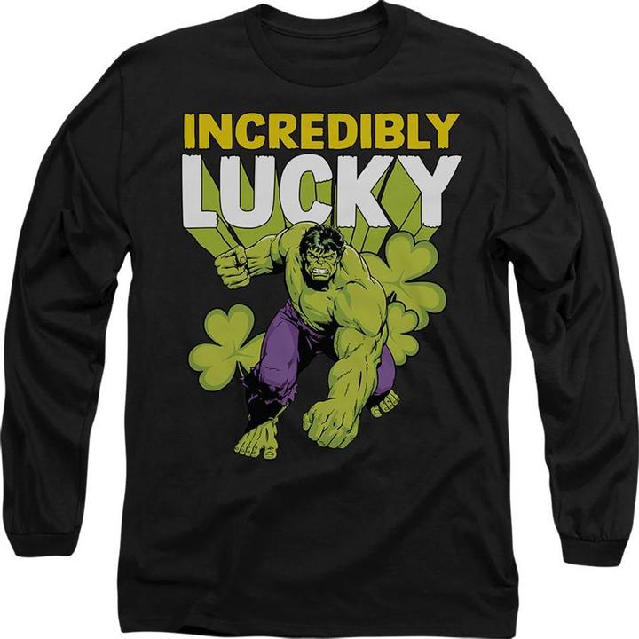 Produktbild Hulk Incredibly Lucky TShirt St PatricksTag (L)
