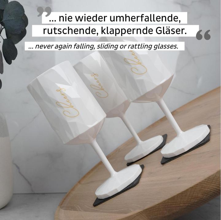 Image du produit Silwy Verre à vin en plastique magnétique Cheers