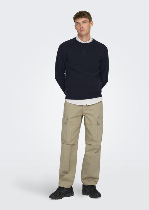 Produktbild Only & Sons Locker geschnitten Mittlere Taille Gummizug Cargohose Hose (W32/L32)