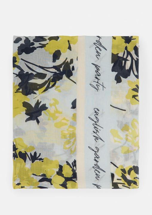 Actual product image Comma Tuch Floral gemusterter Loop-Schal aus Baumwolle