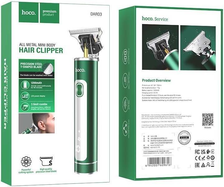 Image du produit Hoco Other Hair clipper DAR03 dark green
