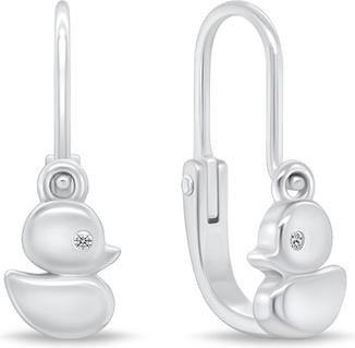 Produktbild Brilio Silver - Playful silver earrings Ducklings EA186W