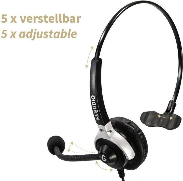 Immagine prodotto Gequdio Cuffiette (Cablato, USB-A)