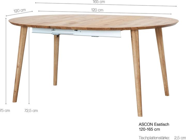 Image du produit Möbel-Eins ASCON (120 x 75 cm)