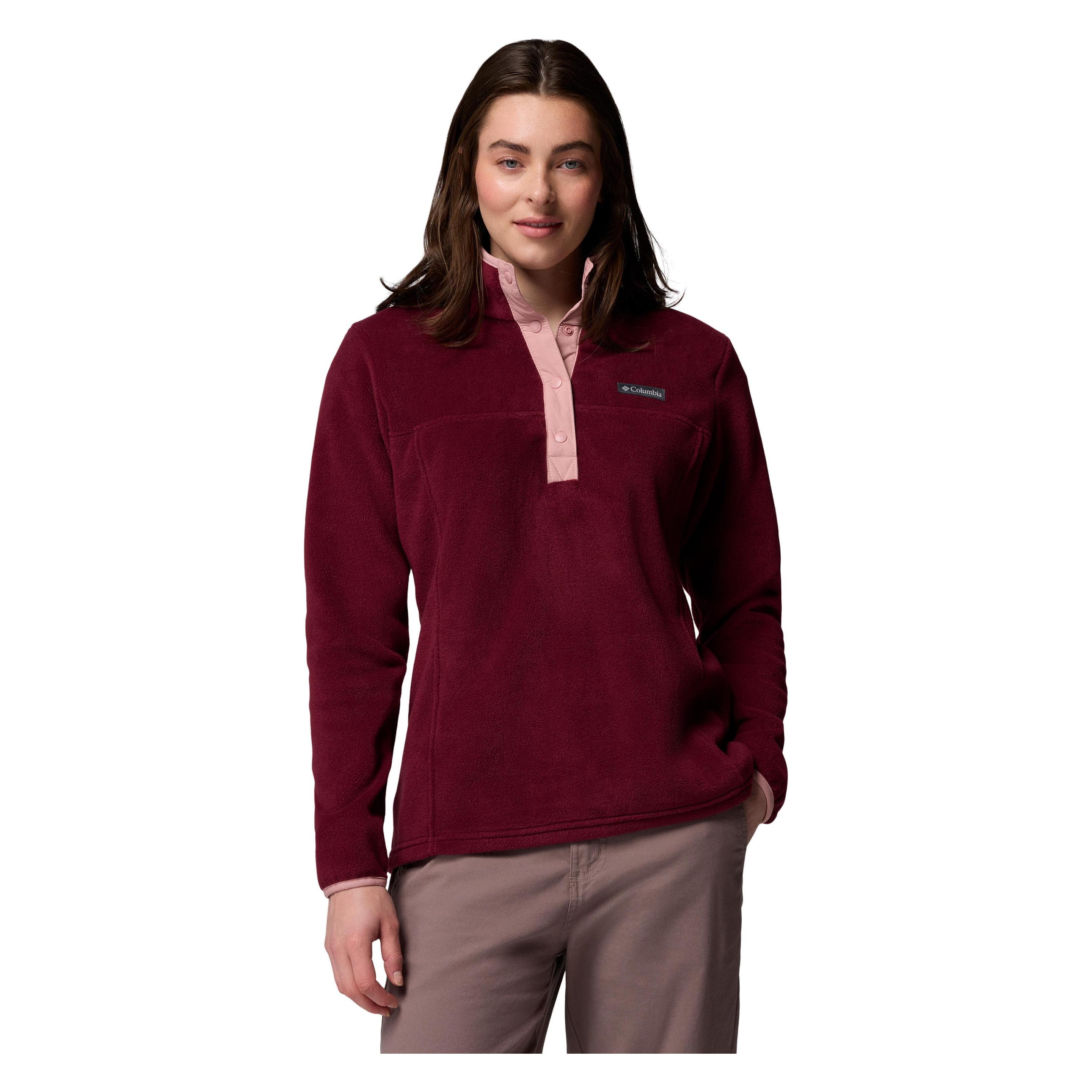 Columbia, Damen, Outdoorjacken, Benton Springs™ 1/2 Snap Pull Over Ii (M), Rot, M