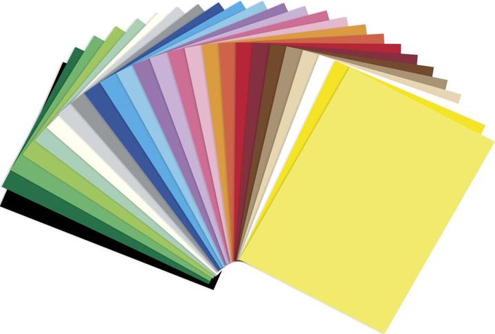Produktbild Folia Tonpapier Sonderedition 25 farbsortiert 130 g/qm 25 Blatt (130 g/m², 25x)