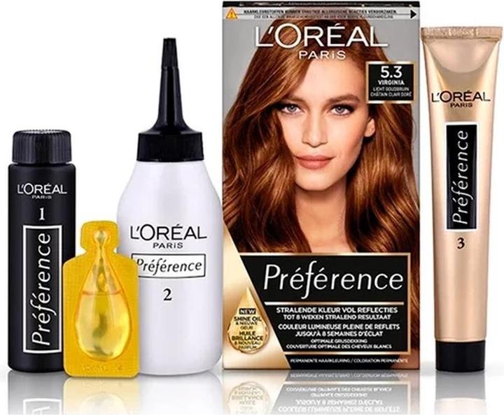 Actual product image L'Oréal Paris Loreal Paris Preference 5.3 Light Gold Brown Hair Color (5.3 Light Gold Brown)