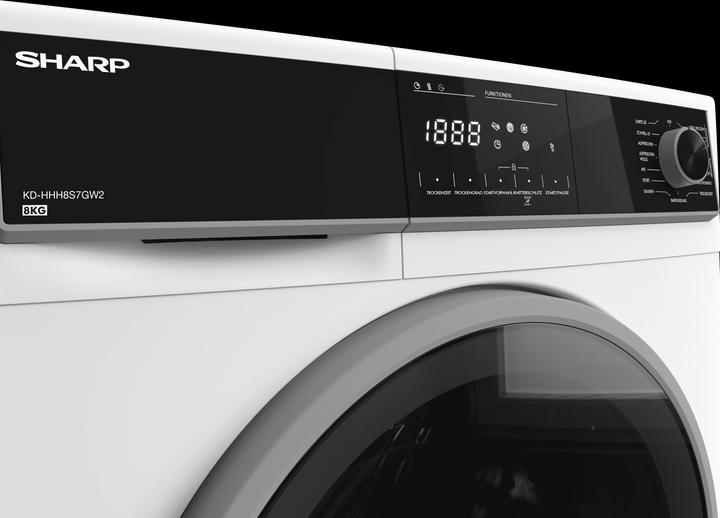 Actual product image Sharp KD-HHH8S7GW2-EN (8 kg, Right)