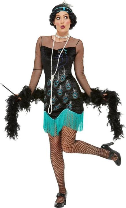 Actual product image Smiffys 20s - Flapper - Peacock (S)