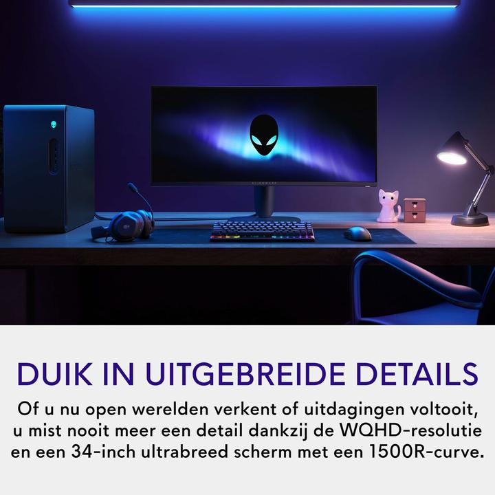 Produktbild Dell Alienware AW3425DWM (3440 x 1440 Pixel, 34")