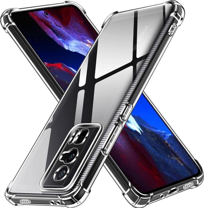 Produktbild Screenguard Xiaomi Poco F5 Pro Hülle Crystal Soft Airbag Bumper (Xiaomi Poco F5 Pro)