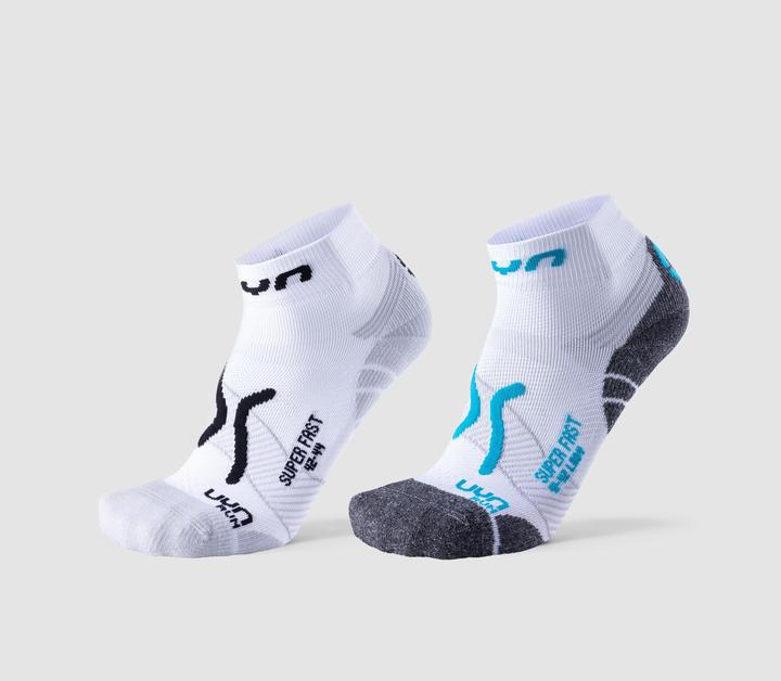 White, White/Black-White/Turquoise