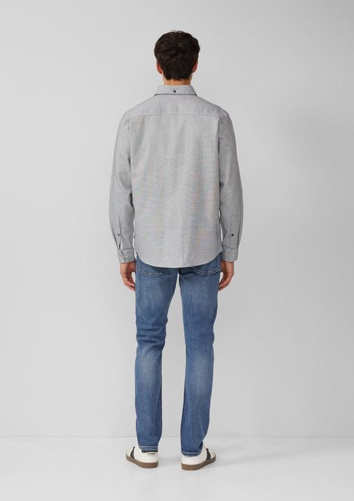 Immagine prodotto s.Oliver Hemd Regular Fit: Gemustertes Langarmhemd mit Brusttasche (M)