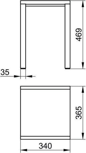 Produktbild Keuco Hocker ELEGANCE waln furnier vc