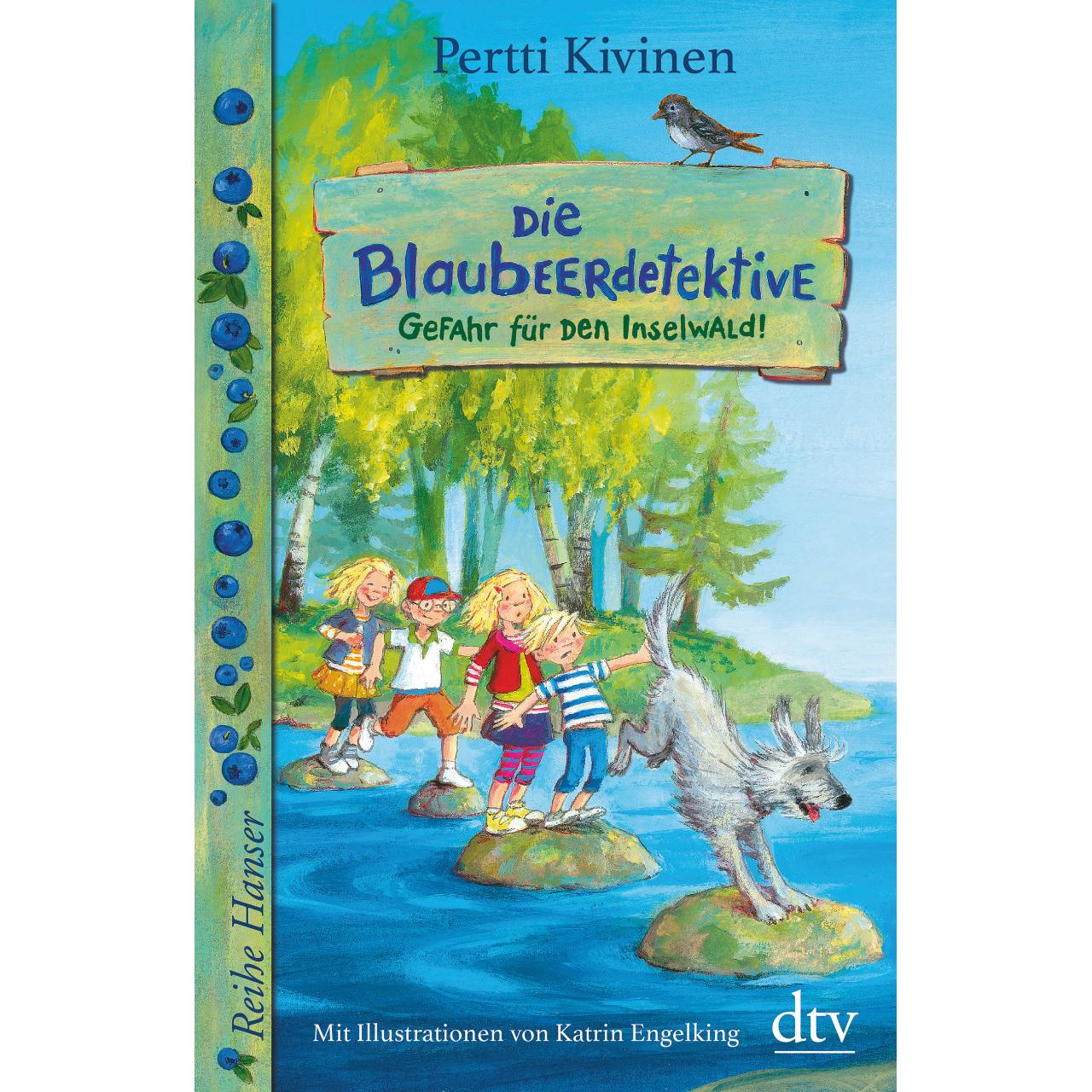 Thumbnail - Die Blaubeerdetektive (1), Gefahr für den Inselwald!, Kinderbücher von Pertti Kivinen