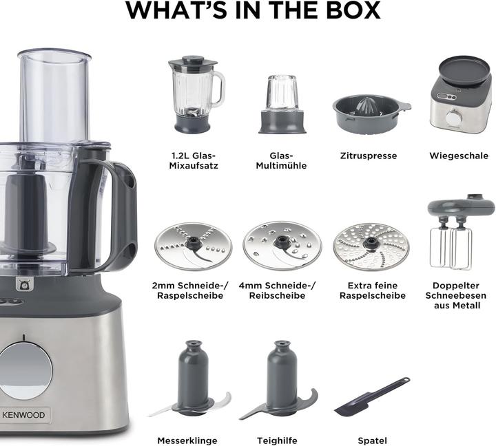 Actual product image Kenwood Multipro Compact+ (800 W)