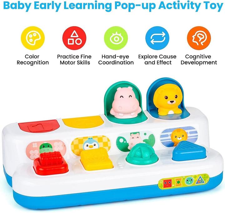 Actual product image Activity Board Pop-up activity animal