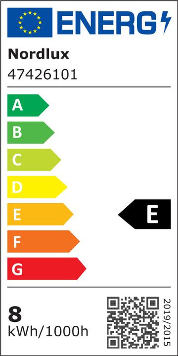 Label énergétique Nordlux Latona 56,2, 9w, CCT (730 lm)