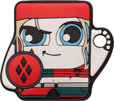 Actual product image Bioworld DC Comics foundmi 2.0 Personal Bluetooth Tracker Harley Quinn