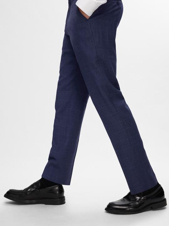 Actual product image Selected Checked slim fit suit trousers (48)
