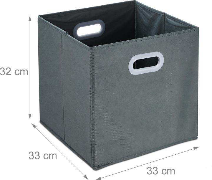 Actual product image Relaxdays 4x storage box (33 x 33 x 32 cm, 34.85 l)