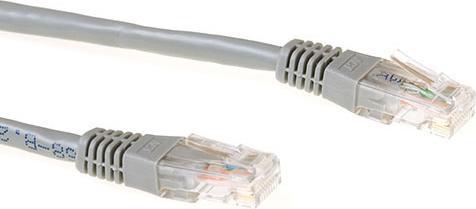 Produktbild ACT Grey 1 meter LSZH U/UTP CAT6A patch cable with RJ45 connectors. Cat6a u/utp lszh grey 1.00m (U/UTP, CAT6a, 1 m)